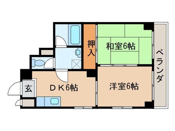 フリ－ベル清水の物件間取画像